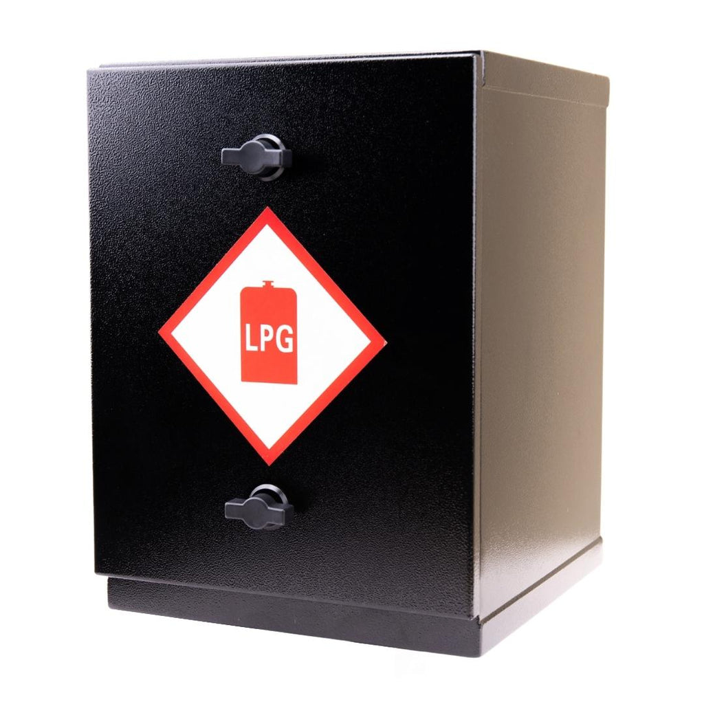 STEEL GAS LOCKER - 904 907 CAMPING GAZ - REMOVABLE FRONT