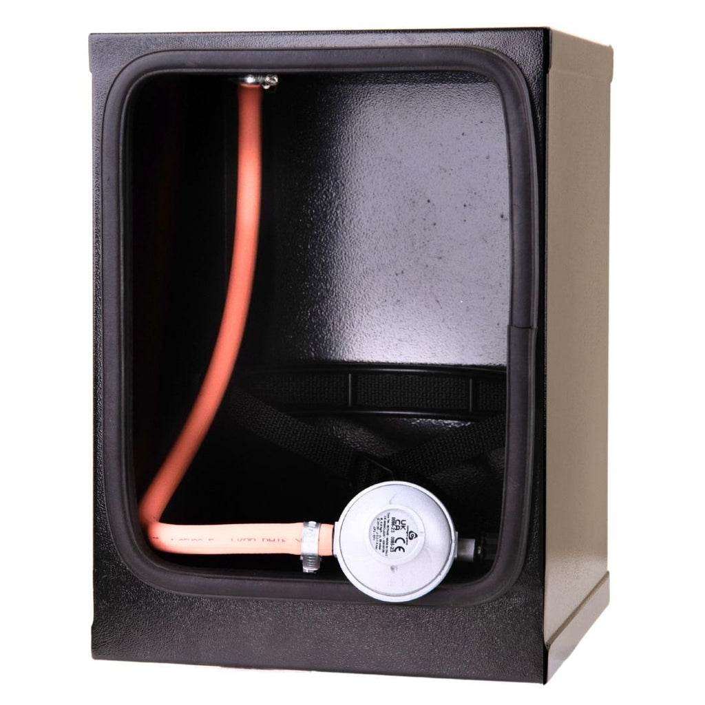 STEEL GAS LOCKER KIT (CAMPING GAS REGULATOR) 904 907 CAMPING GAZ - REMOVABLE FRONT