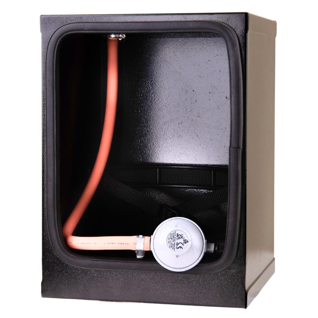 STEEL GAS LOCKER KIT (CAMPING GAS REGULATOR) 904 907 CAMPING GAZ - REMOVABLE FRONT