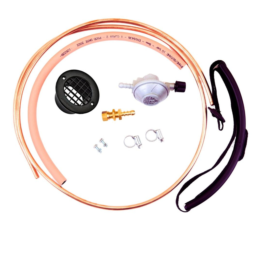 STEEL GAS LOCKER KIT (CAMPING GAS REGULATOR) 904 907 CAMPING GAZ - REMOVABLE FRONT